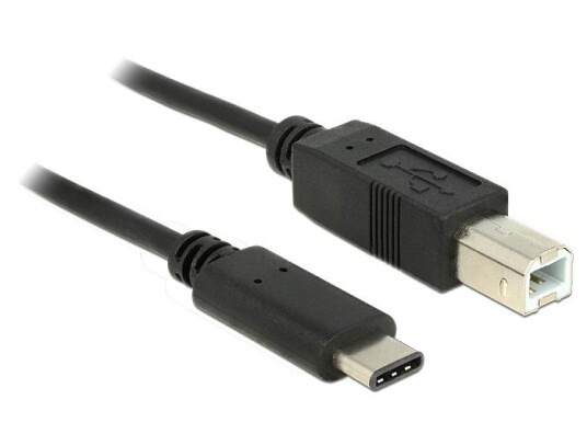 Delock USB type C-kabel 24 pin USB-C til USB-type B 1 m