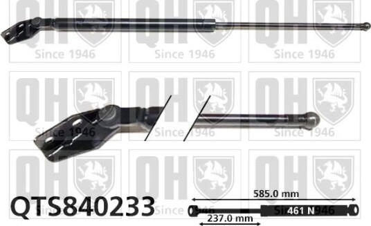 QUINTON HAZELL QTS840233 Baklukedemper