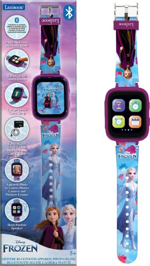 Disney Frozen Bluetooth Digital Klokke Med Kamera Disney Frozen Bluetooth Digital Klokke Med Kamera