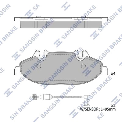 Hi Q SP2331 Bremseklosser