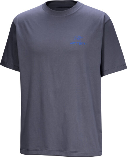 Arc"teryx Men"s Kragg Sl Cotton Bird Word Shortsleeve Dark Stratus/fluidity XL