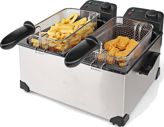 Nedis Frityrgryte 2x3L (3600W)