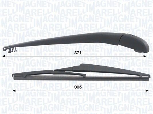 Viskerarmsett vindusspyling MAGNETI MARELLI 000723180432