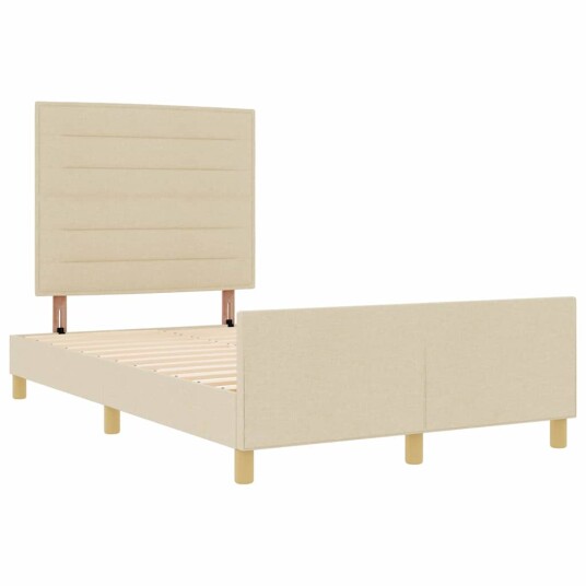 Krem Senge ramme 140x190 cm Stoff