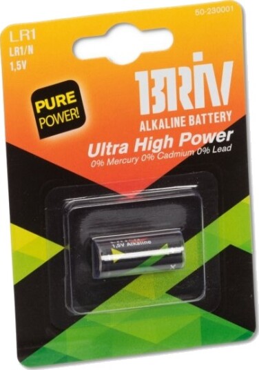 Briv LR1 Alkalisk 1,5V batteri