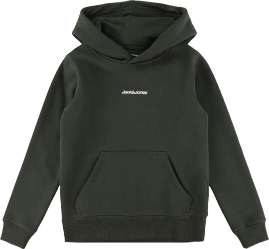 Jack & Jones Hettegenser JcoEcho Peat m. Trykk Jack & Jones 16 år (176) Hettegenser Armygrønn Grønn