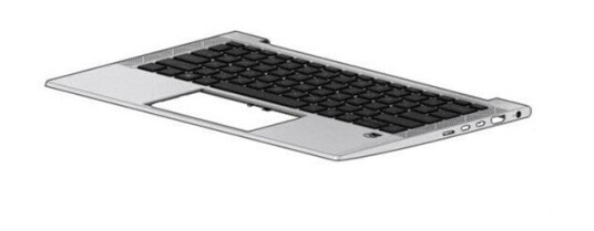HP 830 G7 - Topcover Keyboard FR - BL - Brbart tastatur - til utskifting - Fransk