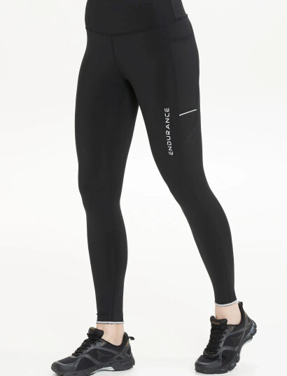 Endurance Energy V2 W Long Tights - Black - 44 Endurance Energy V2 W Long Tights - Black - 44