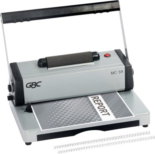 Gbc 4410057 Spolebindingsmaskin Elektrisk/Manuelt 450 Ark Sølv