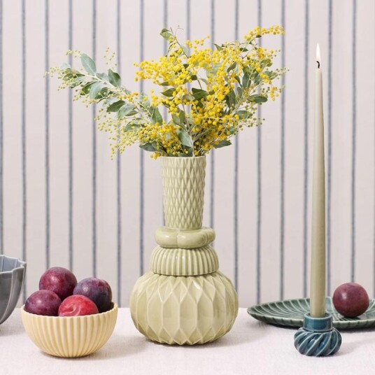 Dottir Samsurium Honkadonka Vase Wasabi_H26,5