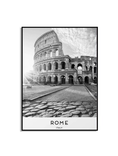 Roma Italia Veggplakat