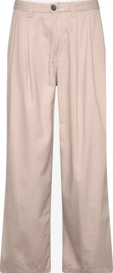 Weekday Otis Loose Pleated Cotton Twill Chinos LIGHT GREY 44