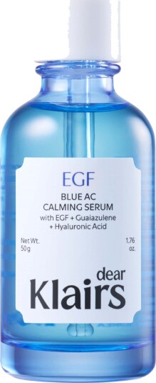 Klairs EGF Blue AC Beroligende Serum 50g for Sensitiv Hud