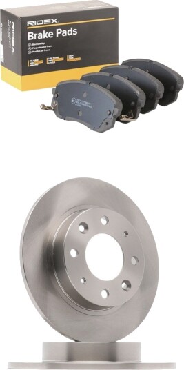 Bremseskiver og -klosser RIDEX 3405B3277
