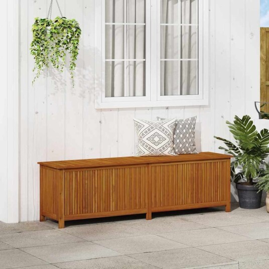 vidaXL Putekasse 200x50x58 cm heltre akasie