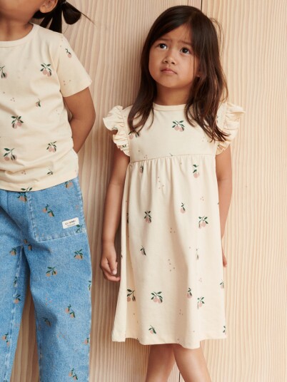 Liewood Neveah Printed Dress Cream 110/116