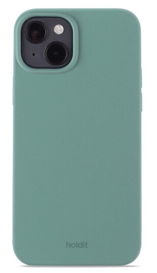 Holdit Iphone 15 Plus Deksel Silikon Moss Green