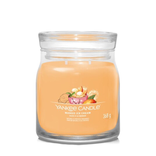 Yankee Candle Signature Medium Mango Ice Cream 368 g Duftlys