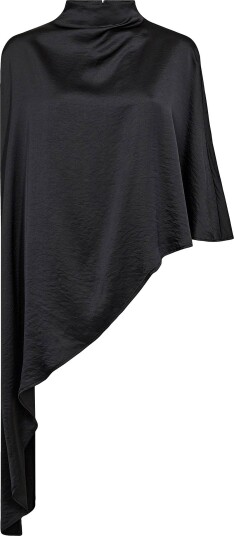 co’couture - Blondebluse IdunCC Turtle Cape Blouse - Svart