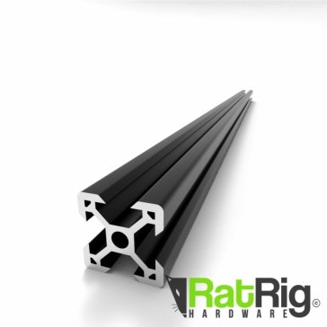 RatRig V-SLOT 2020 - Black Anodized 1000mm RatRig V-SLOT 2020 - Black Anodized 1000mm