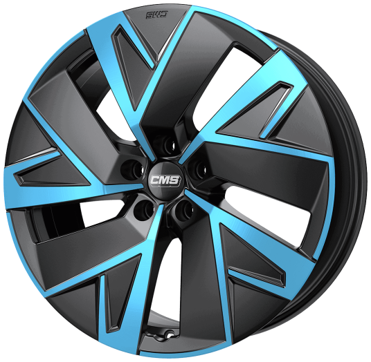 CMS C32 Aero Black Blue 8Jx19 5/112 ET45 B57.1