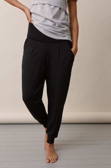Boob Once-On-Never-Off Pants Svart lyocell X-Small Dame Boob Once-On-Never-Off Pants Svart lyocell X-Small Dame