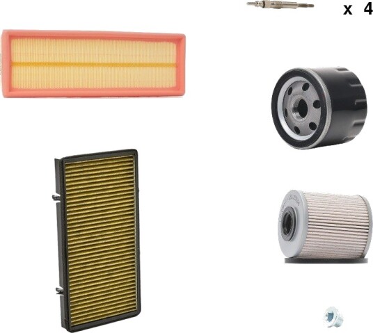 Servicepakke RIDEX 4682P19916