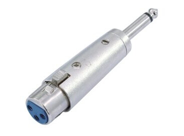 Omnitronic 30226400 3 Pin Xlr 6,3 Mm Sølv Omnitronic 30226400 3 Pin Xlr 6,3 Mm Sølv