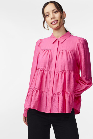 YAS Yaspala Ls Shirt S. Noos - Pink - XS