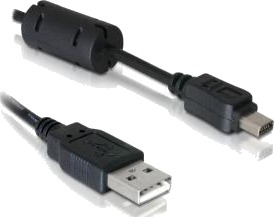 Delock USB-strømkabel 1 m Delock USB-strømkabel 1 m