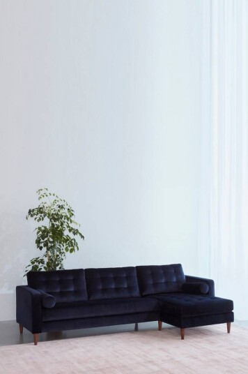 Jotex LOULE sofa 3-seter - divan Blå 1696348-02-36 1536689-02-0