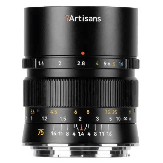 7Artisans 75mm f/1.4 RF Til Canon RF-Fatning 7Artisans 75mm f/1.4 RF Til Canon RF-Fatning
