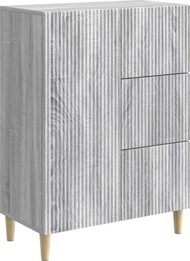 Serviesskap Grå sonoma 66 x 34,5 x 90 cm Konstruert tre Serviesskap Grå sonoma 66 x 34,5 x 90 cm Konstruert tre
