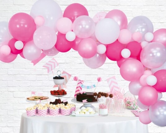 Globos Ballongbue DIY Lys Rosa, 70 Ballonger