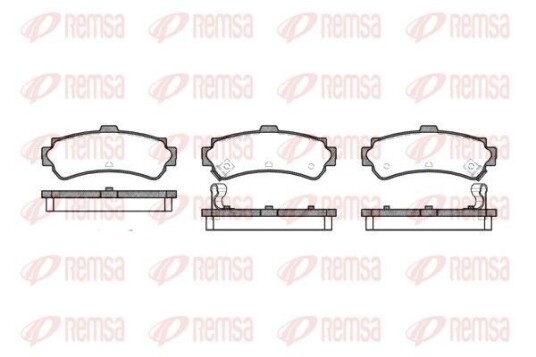 Bremseklosser REMSA 0607.02