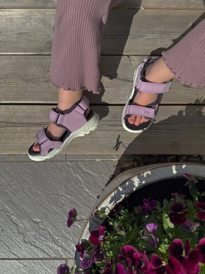 Ecco Biom Raft Sandaler Lavender Mist/Night Shade 29
