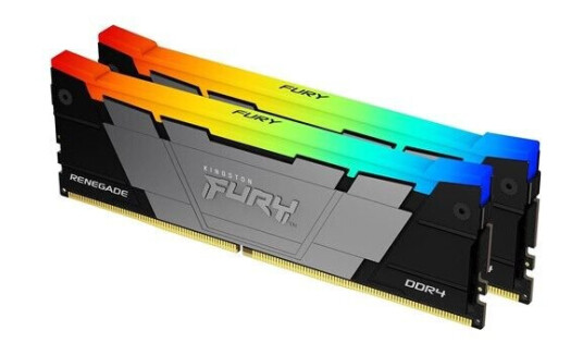 Kingston Fury Renegade RGB DDR4 16GB 3200MHz RAM Sett for Stasjonær PC