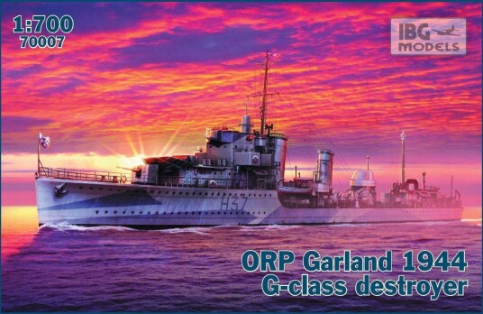 Mirage ORP Garland 1944 Modellski Byggesett 1:700