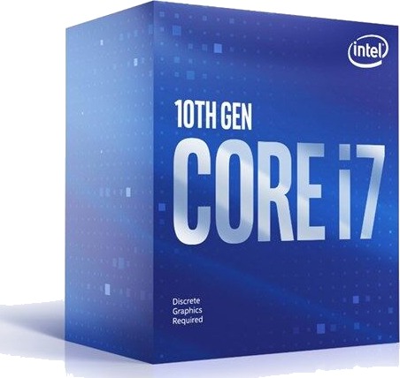 Intel Core i7-10700F Comet Lake Prosessor/CPU - 8 kjerner - 2.9 GHz - Intel LGA1200 - Intel Boxed