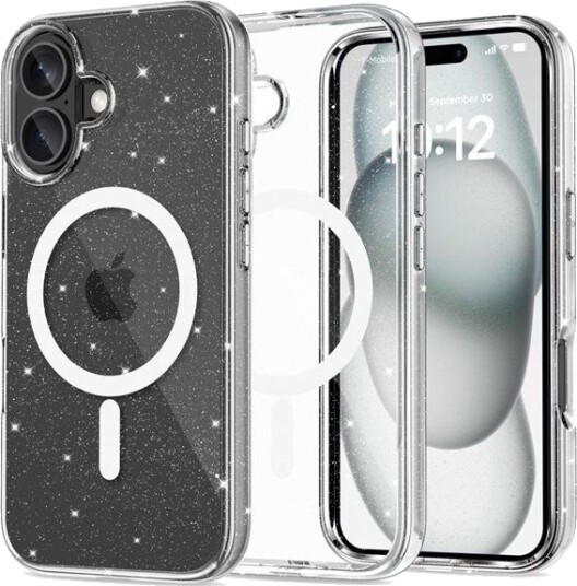 Tech-Protect Hybrid MagSafe Deksel for iPhone 16 Gjennomsiktig