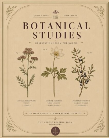 Plakat Botaniske Studier