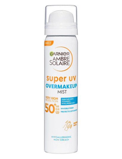 Garnier Ambre Solaire Solbeskyttelsesmist SPF50 75ml - Fuktighetsgivende Garnier Ambre Solaire Solbeskyttelsesmist SPF50 75ml - Fuktighetsgivende