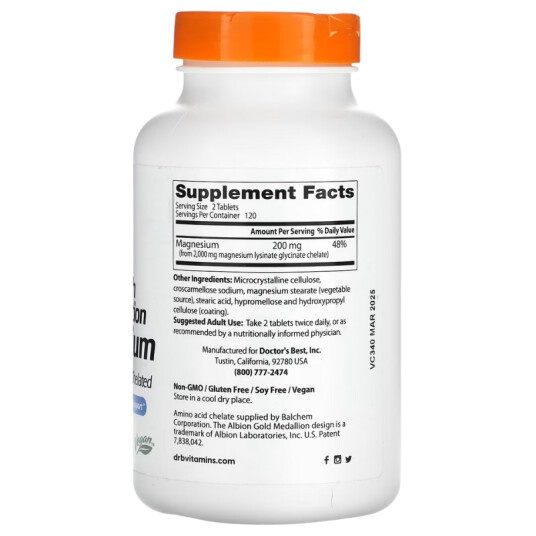 Doctor's Best Høyabsorberende Magnesium