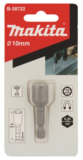 Makita B-38722 Magnetisk Sekskanthylse 10mm 50mm