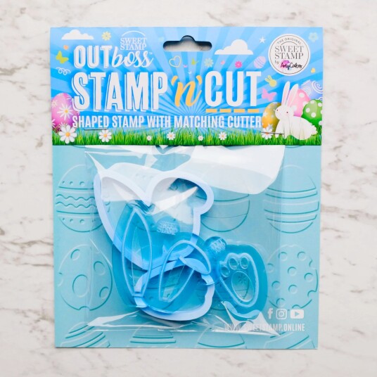 Sweet Stamp Outboss  Stamp n Cut Kanin Cupcakes 