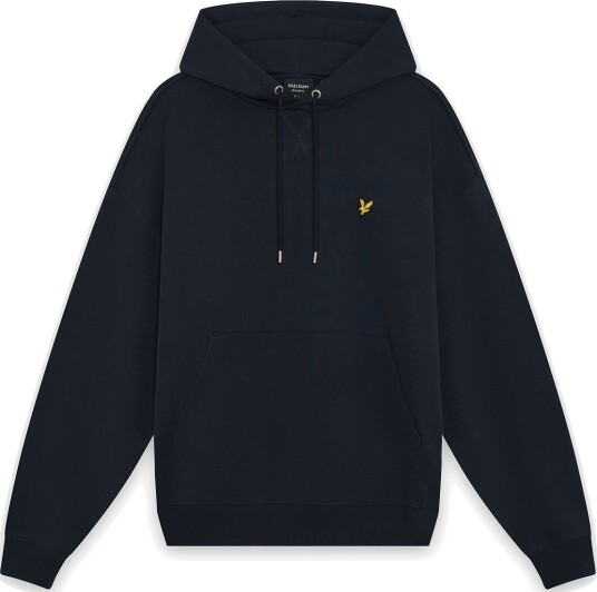 Lyle & Scott Heavyweight Loopback Pullover Hoodie Navy XXL