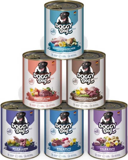 Doggy Dog Våtfôr Adult Blandet Pakke 1 6 Varianter 6 X 800 G Doggy Dog Våtfôr Adult Blandet Pakke 1 6 Varianter 6 X 800 G