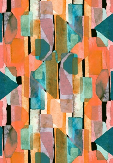 Wilton teppe Salome oransje/multi Størrelse: 160 x 230 cm