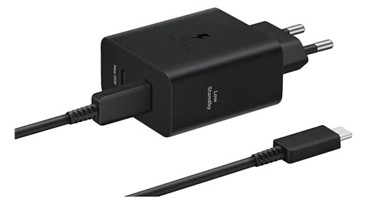 Samsung 50W Duo USB-C Vegglader med 2 Utganger - Svart