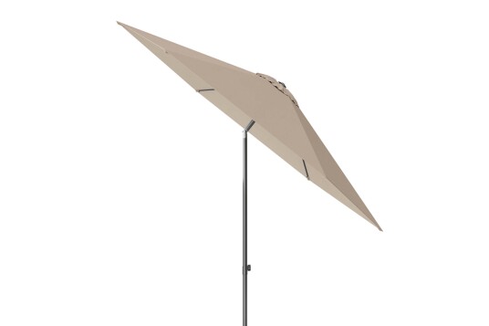 Platinum Lisboa parasoll Taupe/grå 3 m